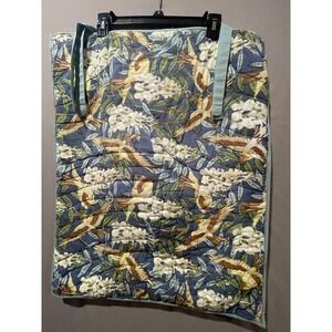 Pottery Barn Pillow Shams Standard Size Pair (2) Birds and Flowers